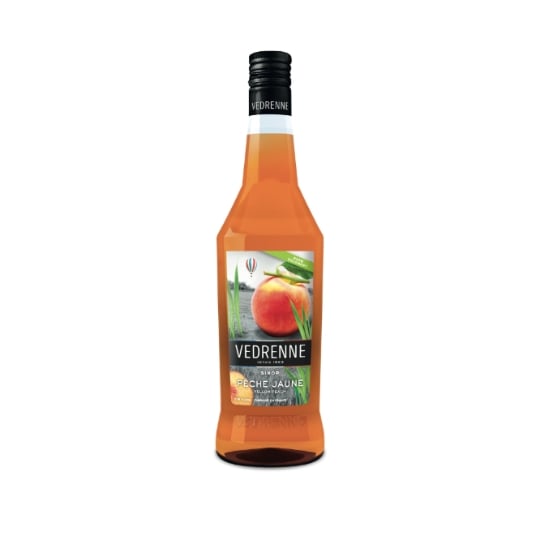 Sirop pêche jaune VEDRENNE