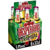 Bière Aromatisée au Spiritueux, Fruit de la Passion, Citron Vert, Tropical 5,9% DESPERADOS