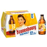 Bière Blonde Pur Malt Sans Alcool 0,4% KRONENBOURG