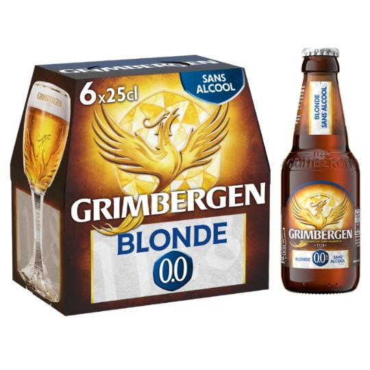 Bière Blonde d'Abbaye Sans Alcool 0,0% GRIMBERGEN