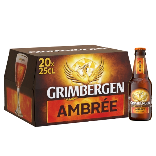Bière Ambrée D'Abbaye 6,5% GRIMBERGEN