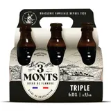 Bière Blonde de Dégustation de Flandre Triple 9,5% 3 MONTS