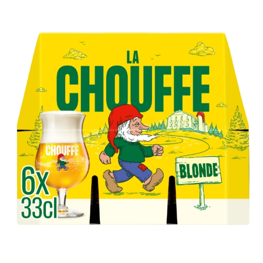 Bière Blonde Belge 8% LA CHOUFFE