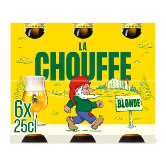 Bière Blonde Belge 8% LA CHOUFFE