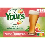 Bière Saveur Agrumes Sans Alcool 0,0% YOURS