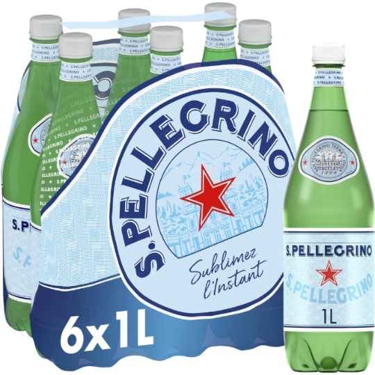 Eau Minérale Naturelle Gazeuse SAN PELLEGRINO
