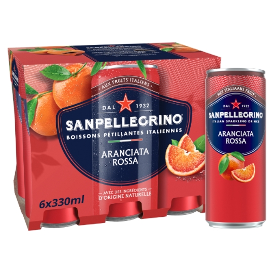 Eau Gazeuse Aromatisée Arancia Rossa SAN PELLEGRINO