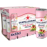 Eau Gazeuse Aromatisée Thé Blanc Pêche SAN PELLEGRINO MOMENTI