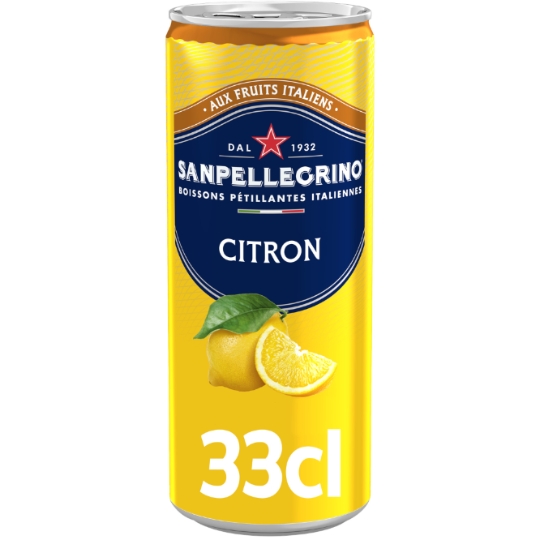 Eau Gazeuse Aromatisée Citron SAN PELLEGRINO