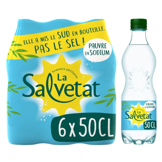 Eau Minérale Naturelle Gazeuse LA SALVETAT