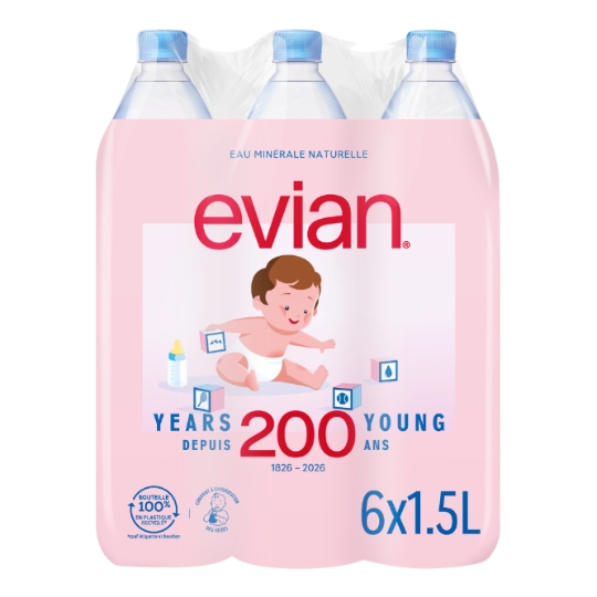 Eau Minérale Naturelle Plate EVIAN