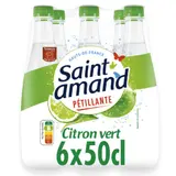 Eau Gazeuse Aromatisée Citron Vert SAINT AMAND