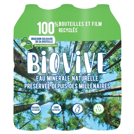 Eau Minérale Naturelle Plate BIOVIVE