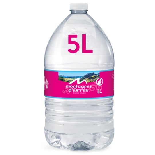 Eau de Source Plate MONTAGNES D'ARREE