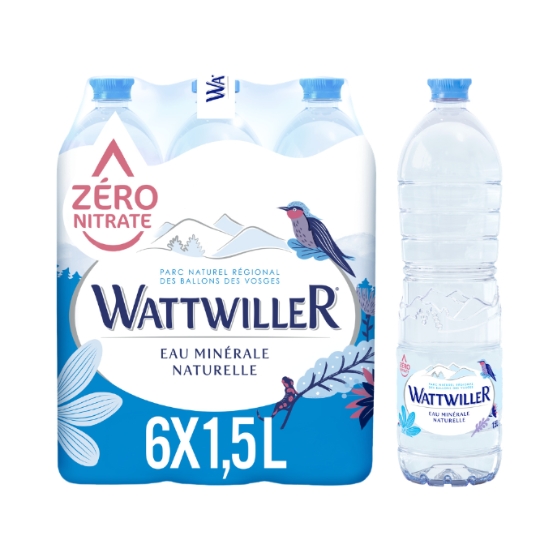 Eau Minérale Naturelle Plate WATTWILLER