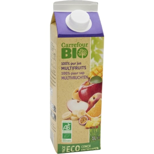 Jus Multifruits Pur Jus Bio CARREFOUR BIO