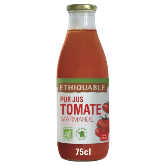 Jus de Tomate Marmande Bio ETHIQUABLE
