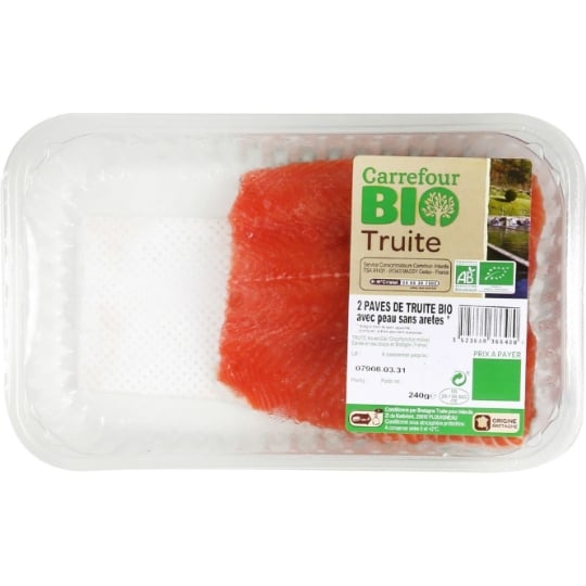 Pavés de Truite CARREFOUR BIO