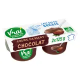 Desserts bio lait de brebis chocolat VRAI