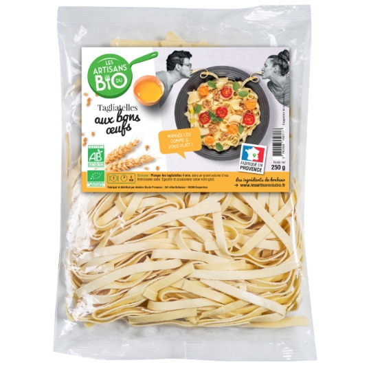 Tagliatelles Aux Oeufs Frais Bio ARTISANS DU BIO