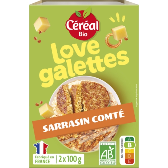Galettes bio sarrasin Comté CEREAL