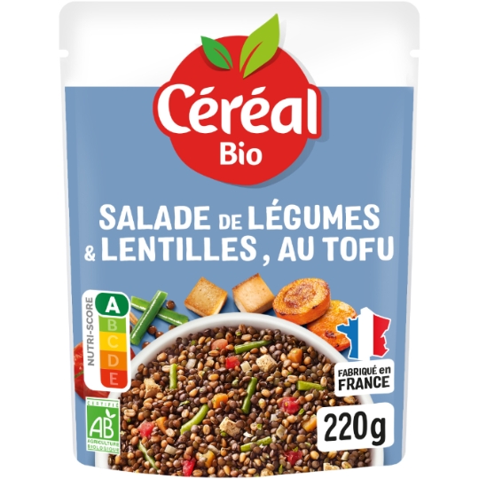 Salade de lentilles tomates épeautre Bio CEREAL BIO