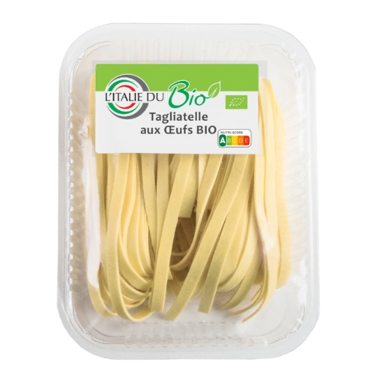 Pâtes Fraîches Tagliatelle Bio aux Oeufs L'ITALIE DU BIO