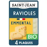 Pâtes Fraîches Bio Ravioles À L'Emmental SAINT JEAN