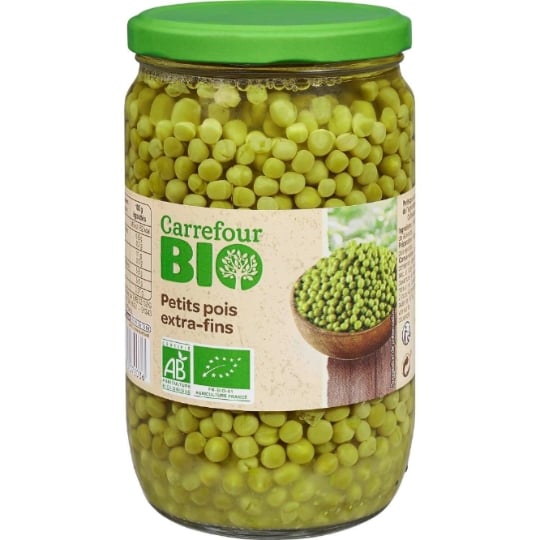 Petits pois  extra-fins Bio CARREFOUR BIO