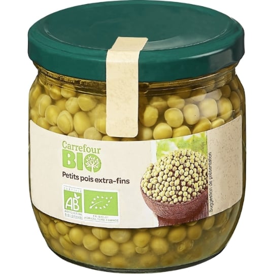 Petits pois  extra-fins Bio CARREFOUR BIO