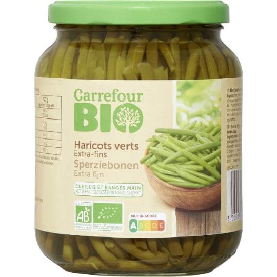Haricots Verts Extra Fins Bio CARREFOUR BIO