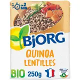 Plat cuisiné bio Quinoa lentilles BJORG