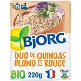 Plat cuisiné bio Duo de quinoa rouge et blong BJORG