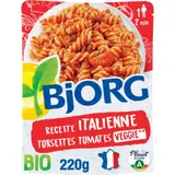 Plat cuisiné bio Torsettes tomates à l'italienne BJORG