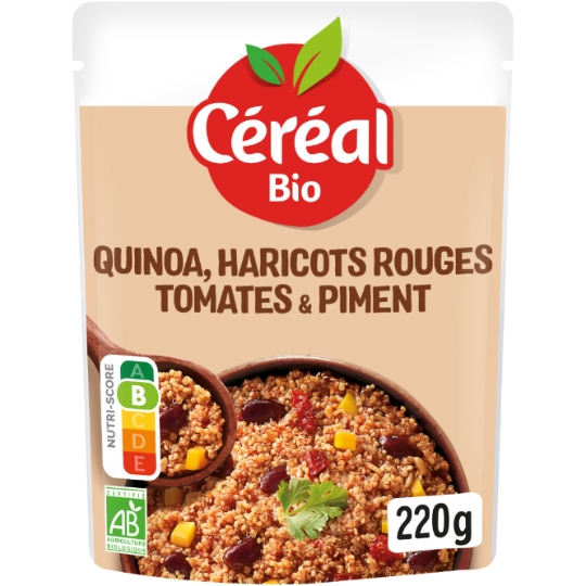 Quinoa Royal tomates séchées et piment d'espelette Bio CEREAL BIO