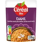 Dahl lentilles corail et pois chiches Bio CEREAL BIO