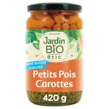 Petits pois carottes très fins Bio JARDIN BIO ETIC
