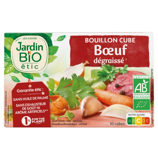 Bouillon bœuf Bio JARDIN BIO ETIC