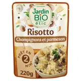 Plat cuisiné Risotto champignons Bio JARDIN BIO ETIC
