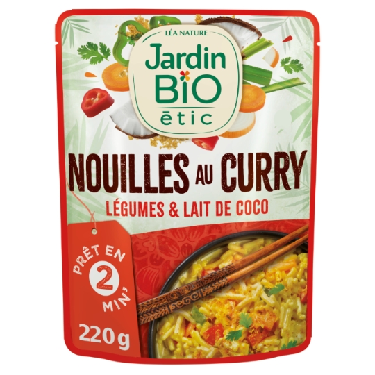 Nouilles au Curry Bio JARDIN BIO ETIC