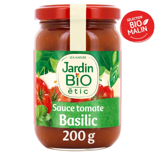 Sauce tomate basilic JARDIN BIO ETIC