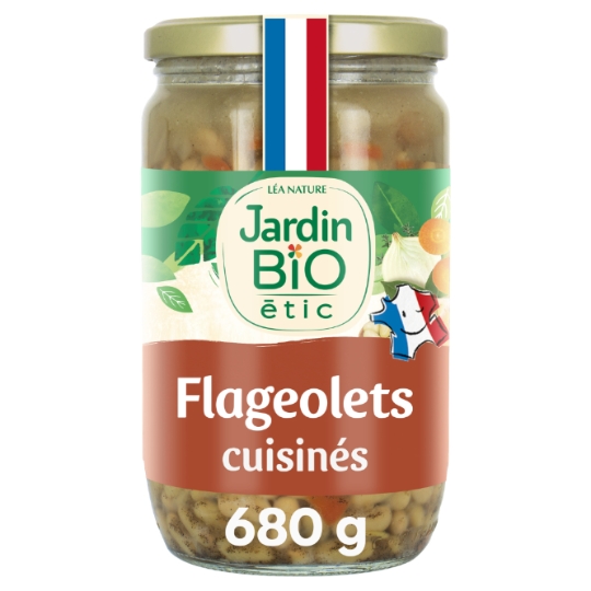 Flageolets cuisinés Bio JARDIN BIO ETIC
