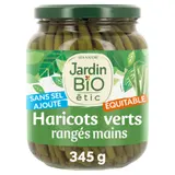 Haricots verts sans sel ajouté Bio JARDIN BIO ETIC