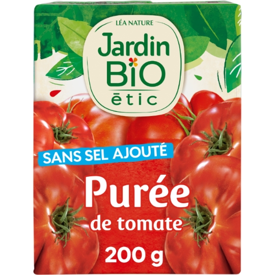 Purée de tomates Bio JARDIN BIO ETIC
