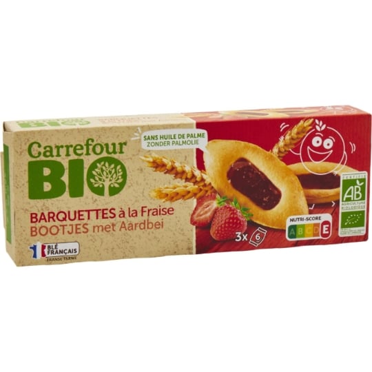 Biscuits à la fraise CARREFOUR BIO