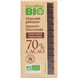 Tablette de Chocolat Noir 70% Bio CARREFOUR BIO