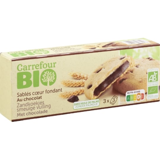 Sablés  au chocolat Bio CARREFOUR BIO