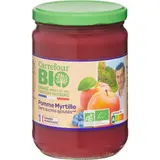 Compote Pomme Myrtille Sans Sucres Ajoutés Bio CARREFOUR BIO