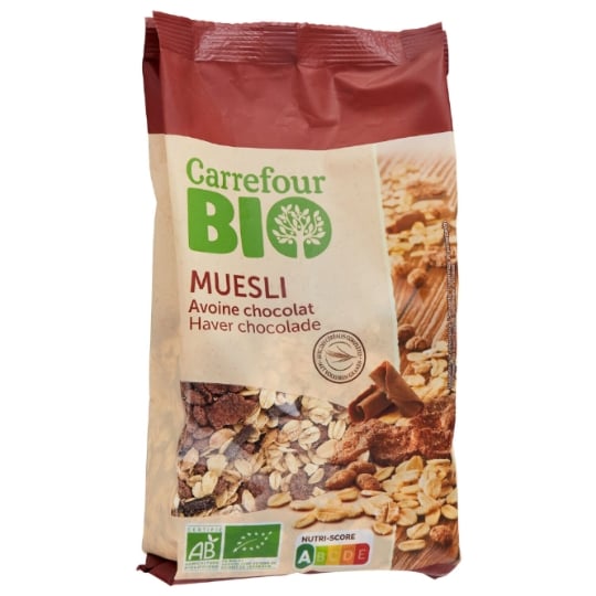 Muesli Avoine Chocolat Bio CARREFOUR BIO