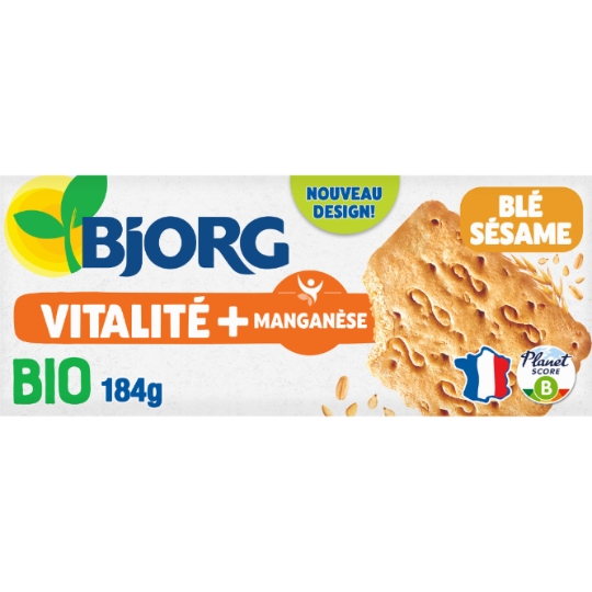 Biscuits bio Blé sésame BJORG